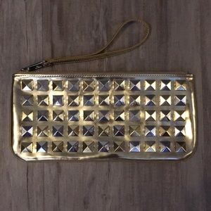 NWOT Jacobs by Marc Jacobs Gold Studded Clutch